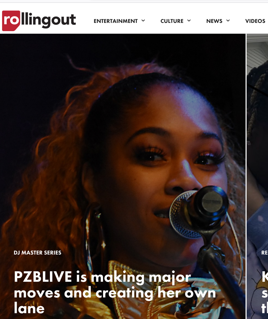 DJ PZB featured in Rolling Out Magazine
